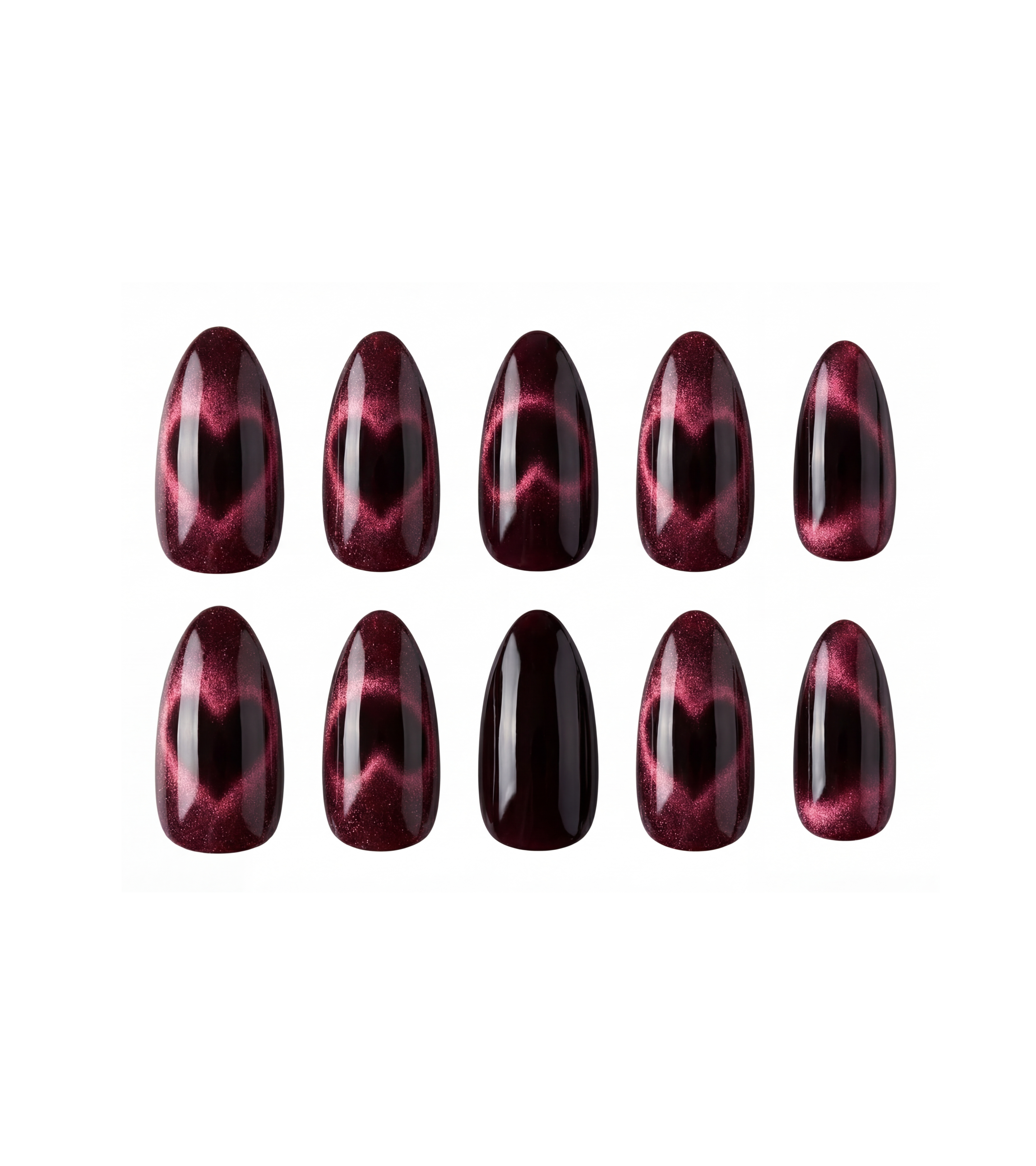 Midnight Gradient Hearts